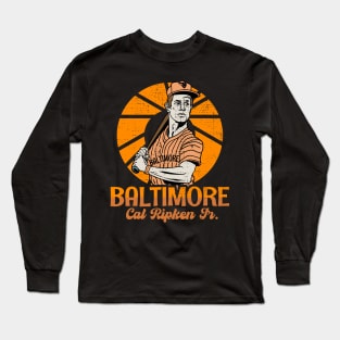 Baltimore Maryland Orioles Baseball Cal Ripken Jr Long Sleeve T-Shirt